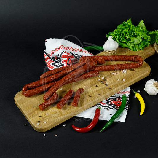 Cârnați sticks picanți - 100g